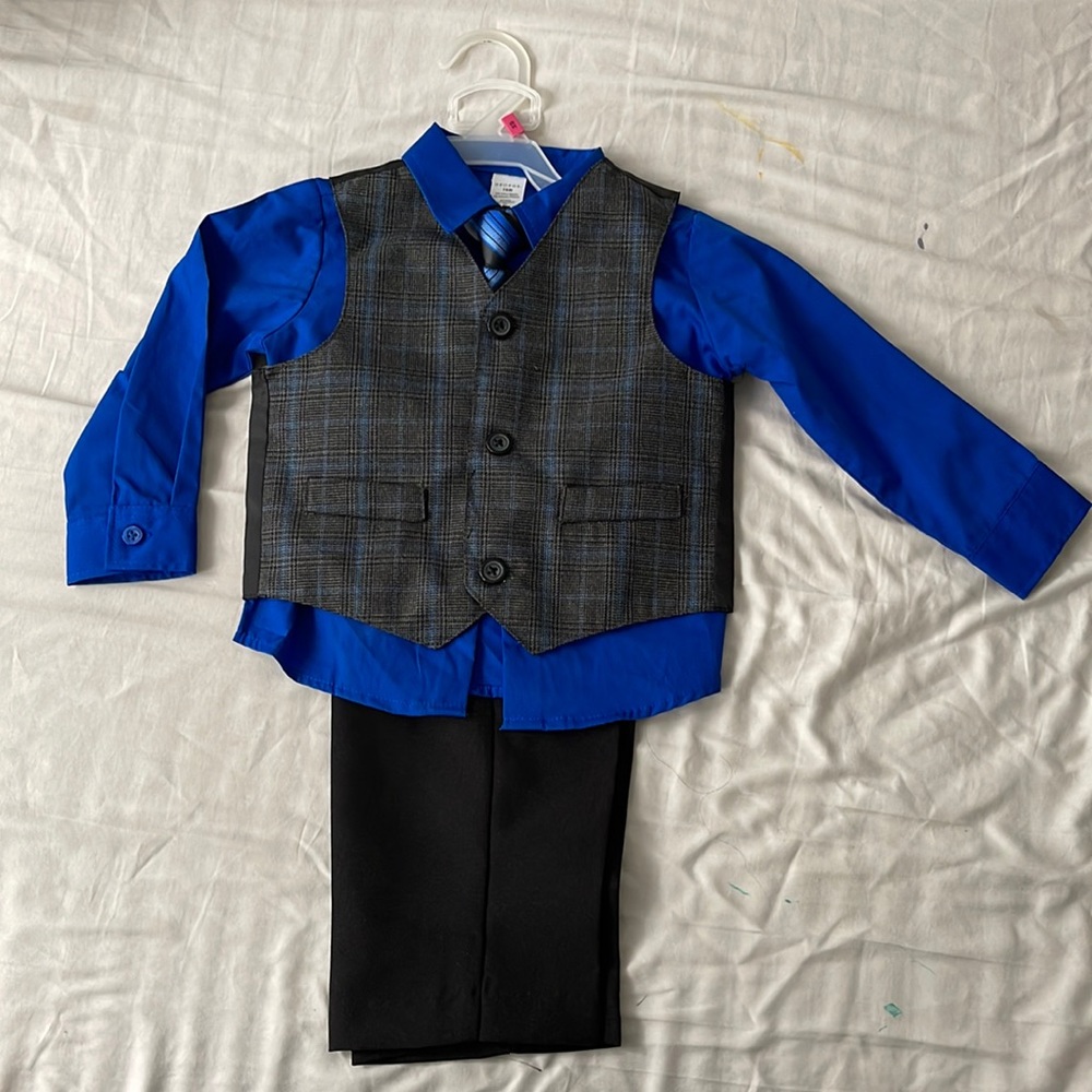 Brand: George. Toddler boy formal wear. Royal blue. 18 months.